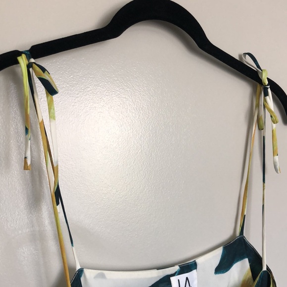 LAVI Adjustable Strap Tank - Yellow and Green - Picture 3 of 9